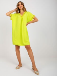 Lime oversize dress with