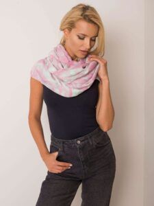 Pink adhesive scarf
