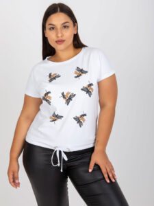 White T-shirt plus size with