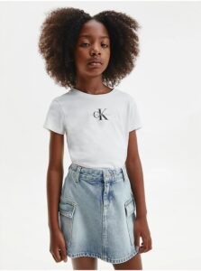 White girls' T-shirt Calvin Klein