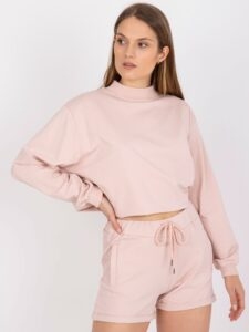 Basic light pink sweatpants with