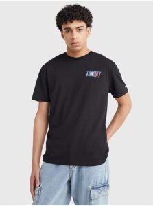 Black Men's T-Shirt Tommy Jeans