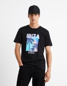 Celio Cotton T-Shirt Cesouth Ibiza