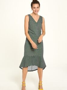Green patterned dress Tranquillo