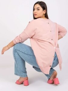 Pink cotton blouse size