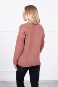 Sweater with turtleneck dark