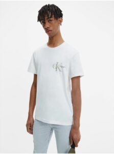 White Men's T-Shirt Calvin Klein
