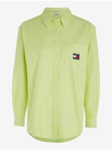 Yellow Ladies Shirt Tommy Jeans Badge
