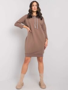 Brown cotton dress by