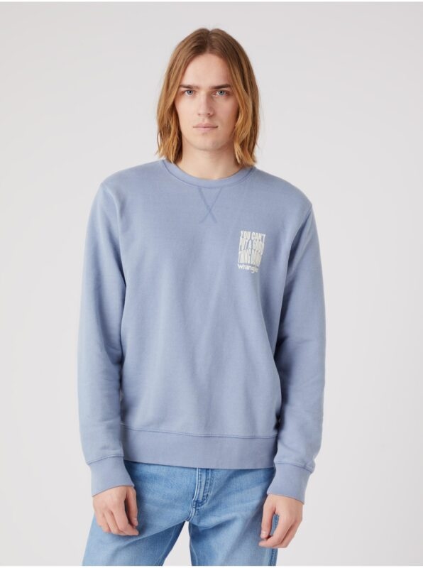 Light Blue Men's Sweatshirt Wrangler