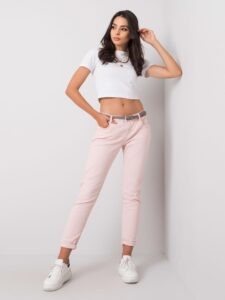 Powder pink trousers by