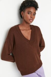 Trendyol Sweater - Brown