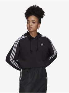 Black Women's Crop Hoodie adidas