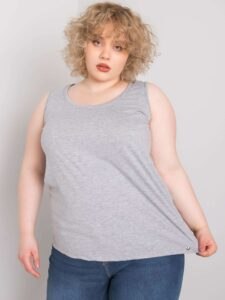 Grey women's top size