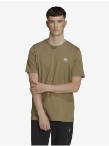 Khaki Men's T-Shirt adidas Originals