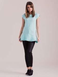 Mint tunic with layered