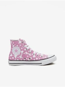 Pink Women's Patterned Ankle Sneakers Converse