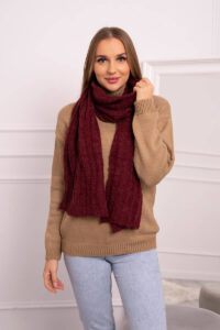 SL40 Ladies scarf burgundy