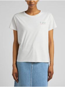 White Women's T-Shirt Lee