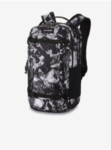 White and black patterned backpack Dakine Urban