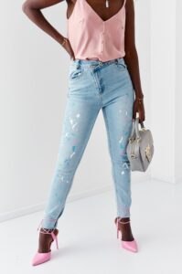 Women's denim jeans with