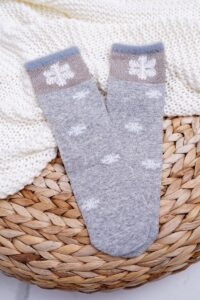 Women's socks warm grey