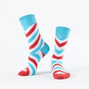 Women's socks with colored