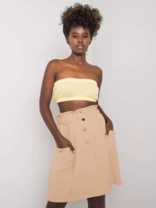 Beige skirt with