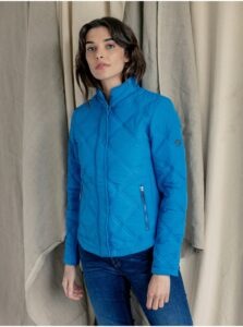 Blue Ladies Quilted Jacket Fransa