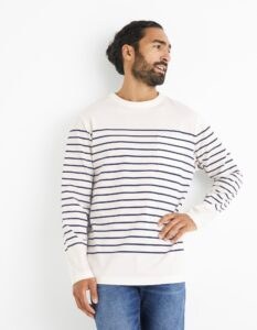Celio Striped T-shirt Beboxmlr