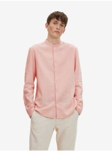 Coral Men's Linen Shirt Tom Tailor