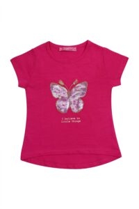 Girl's T-shirt with purple