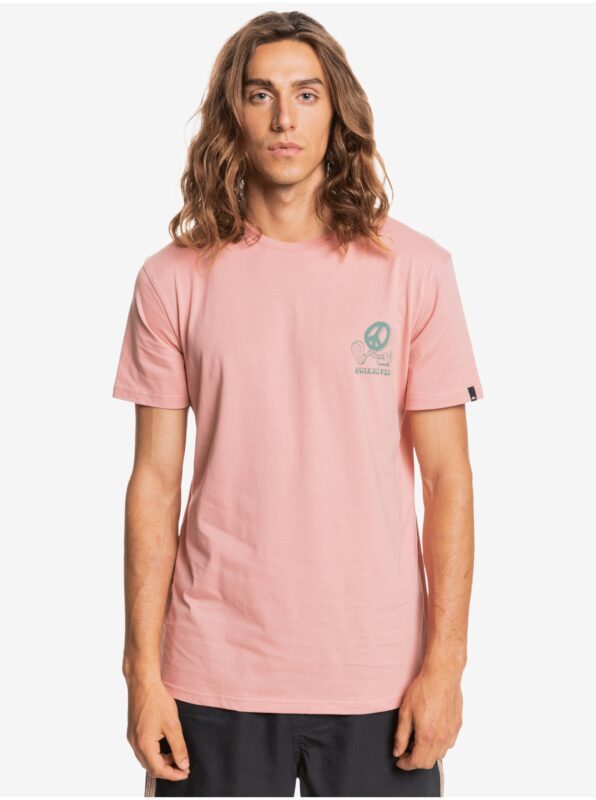 Light Pink Men's T-Shirt Quiksilver New