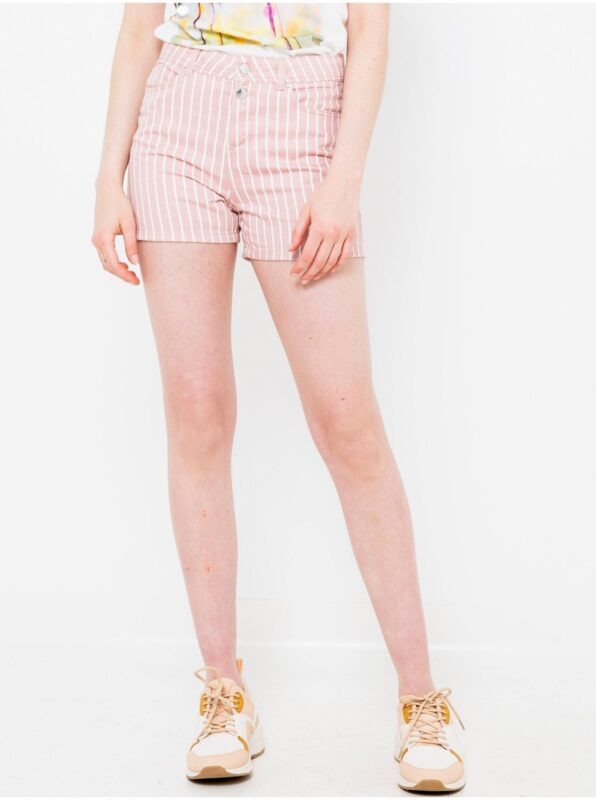 Pink Striped Shorts CAMAIEU