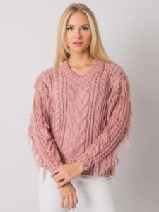 RUE PARIS Dirty pink sweater