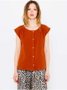 Brick blouse CAMAIEU -