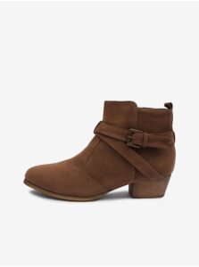 Brown Women's Suede Ankle Boots