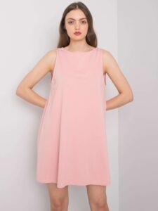 Dusty pink casual dress by