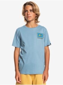 Light Blue Boys' T-Shirt with Quiksilver Radical