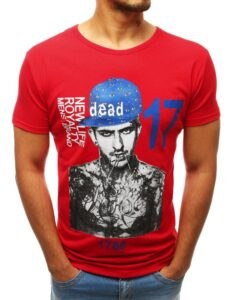 Red men's T-shirt RX3515
