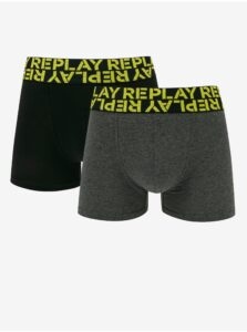 Set of two men's boxers in black and