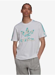 White Men's T-Shirt adidas Originals Camo