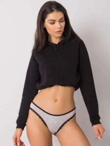 Women's grey underpants with