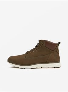 Brown Mens Ankle Leather Shoes Timberland