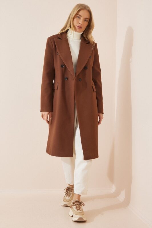 Happiness İstanbul Coat - Brown