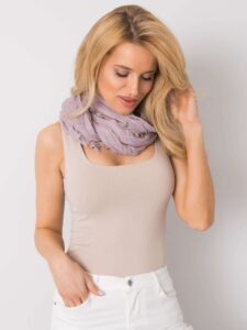 Light purple women's scarf