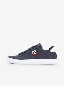 Tommy Hilfiger Dark blue Mens Leather Sneakers