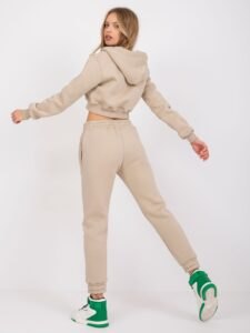 Two-piece beige tracksuit California