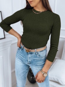 Women's sweater AURINA green