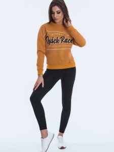 Yellow women's sweatshirt RACE